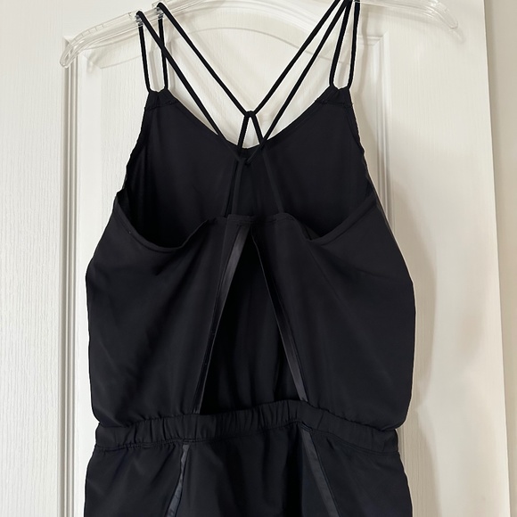 Lululemon Running Onesie, Romper, Tennis Dress, Coverup, Size 4, Black - Picture 5 of 15